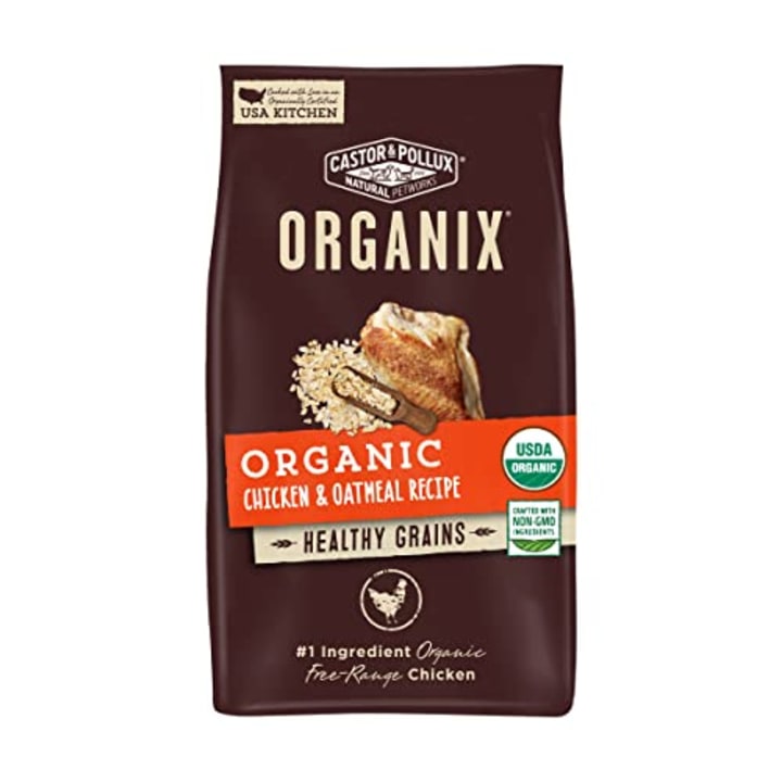 Castor &amp; Pollux Organix Organic Chicken &amp; Oatmeal Recipe Dry Dog Food 18Lb