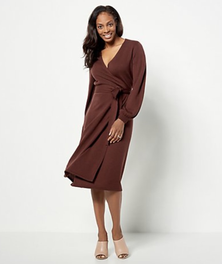 qvc wrap dresses