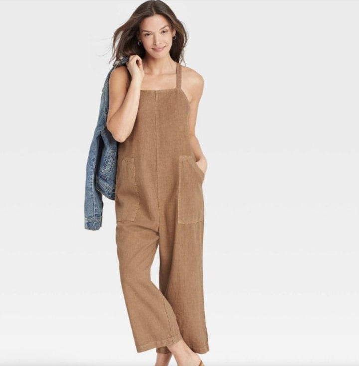 Utility Cropped Jumpsuit