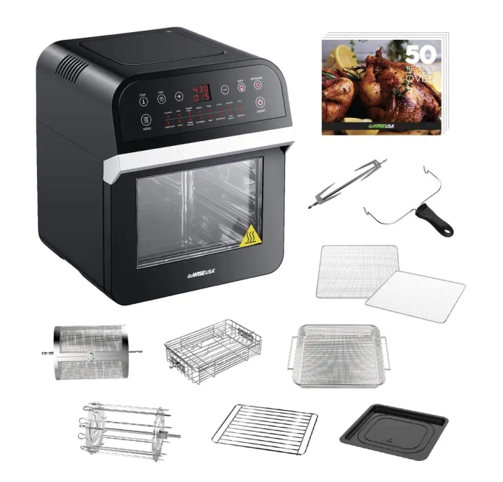 GoWISE USA Deluxe Electric Air Fryer Oven
