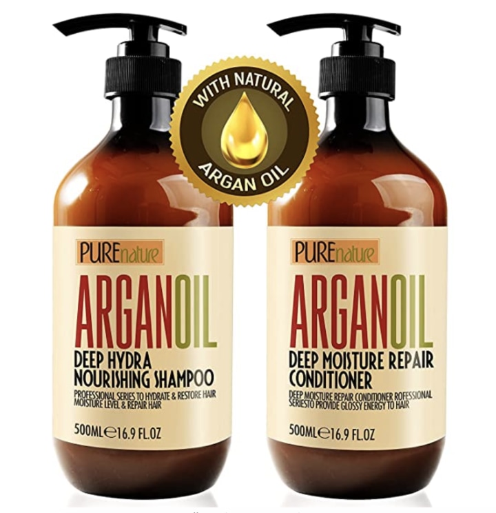 Pure Nature Moroccan Argan Oil Shampoo and Conditioner Set
