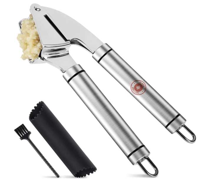 Garlic Press Stainless Steel Mincer and Crusher