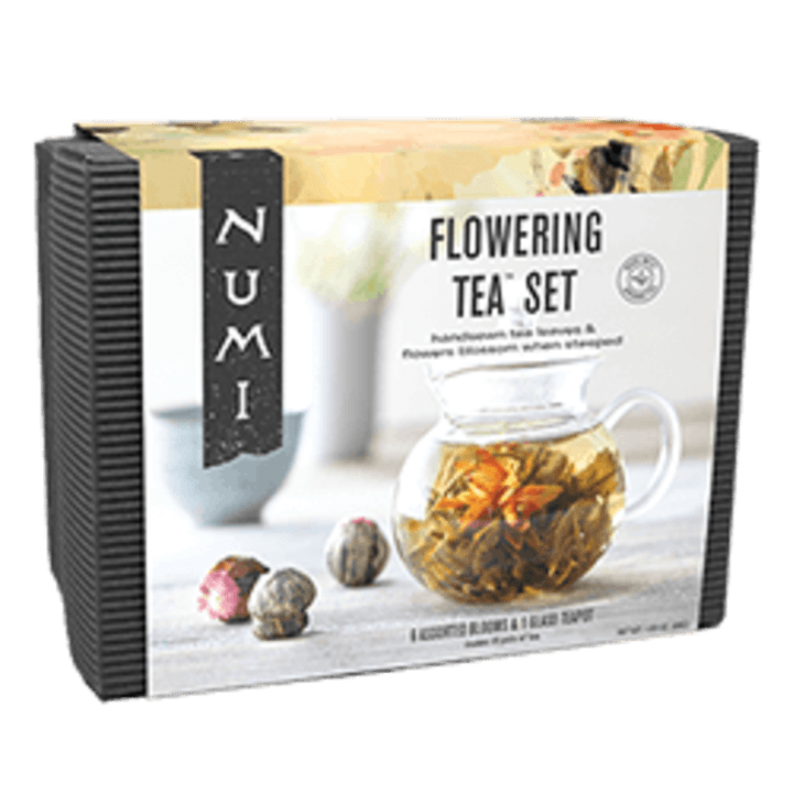 Numi Tea, Flowering Tea Set In Bamboo, 1 Tea Set