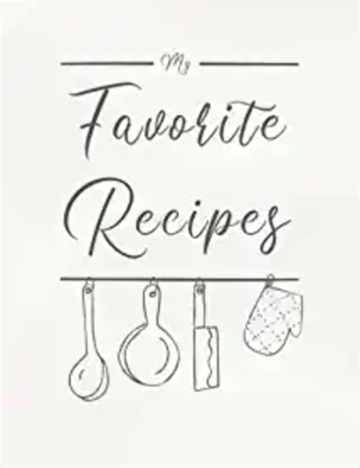 My Favorite Recipes: The XXL DIY Cookbook