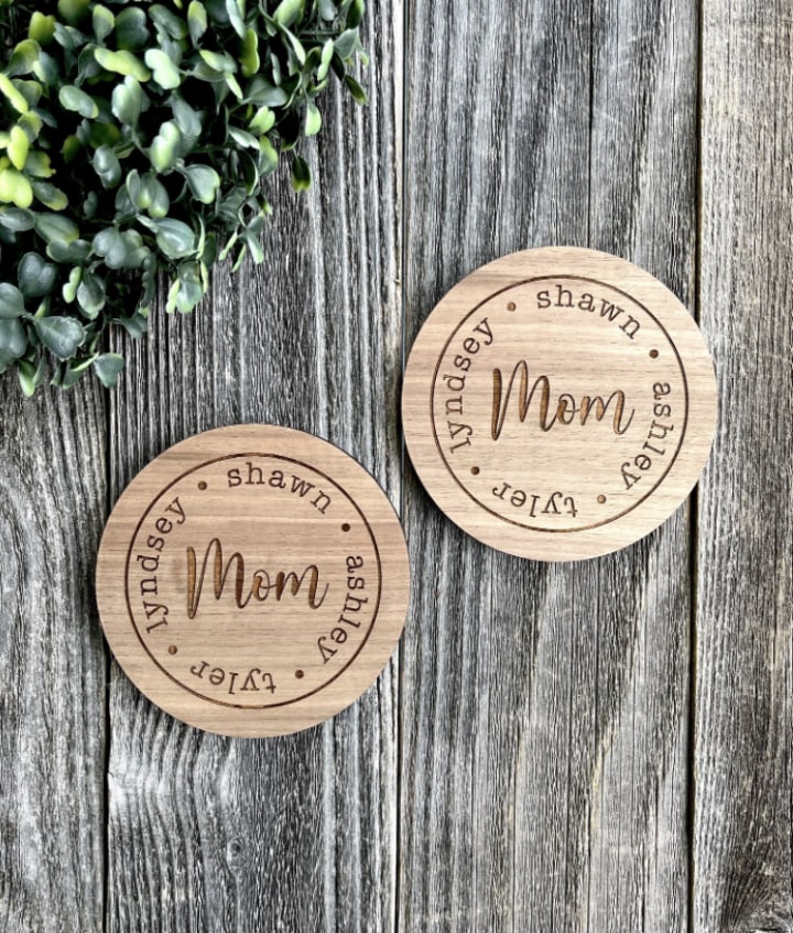 Personalized Wooden Coasters
