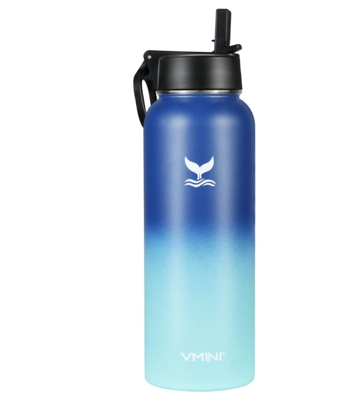 Vmini Water Bottle with Straw