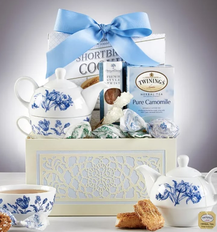 Teapot Gift Basket