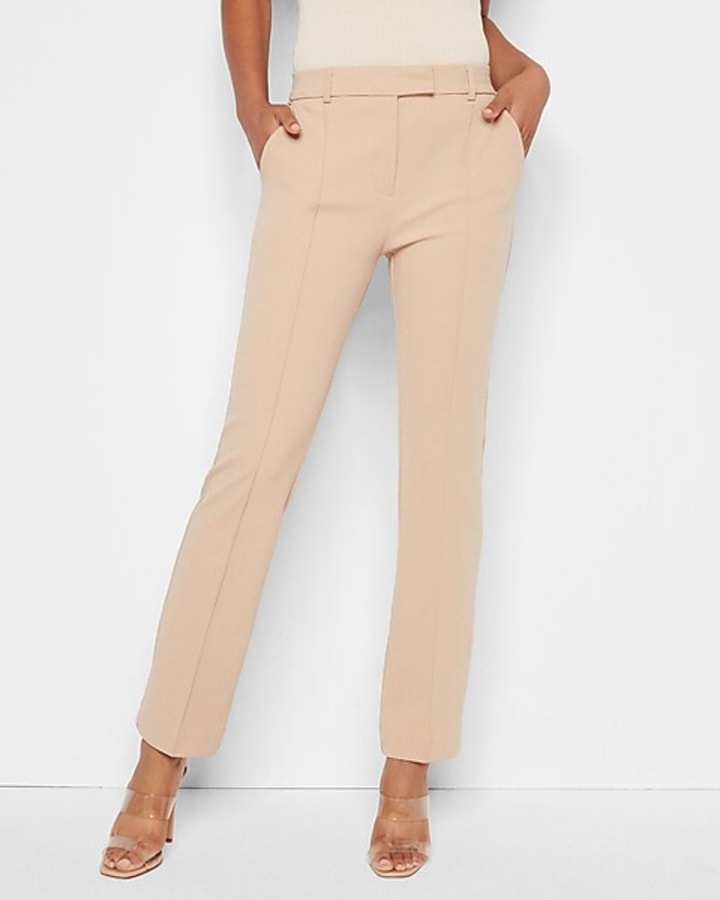 beige khaki pants womens