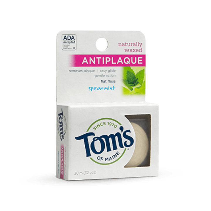 Tom's of Maine Naturally Waxed Antiplaque Flat Floss