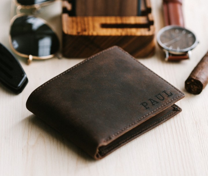StayFinePersonalized Leather Wallet