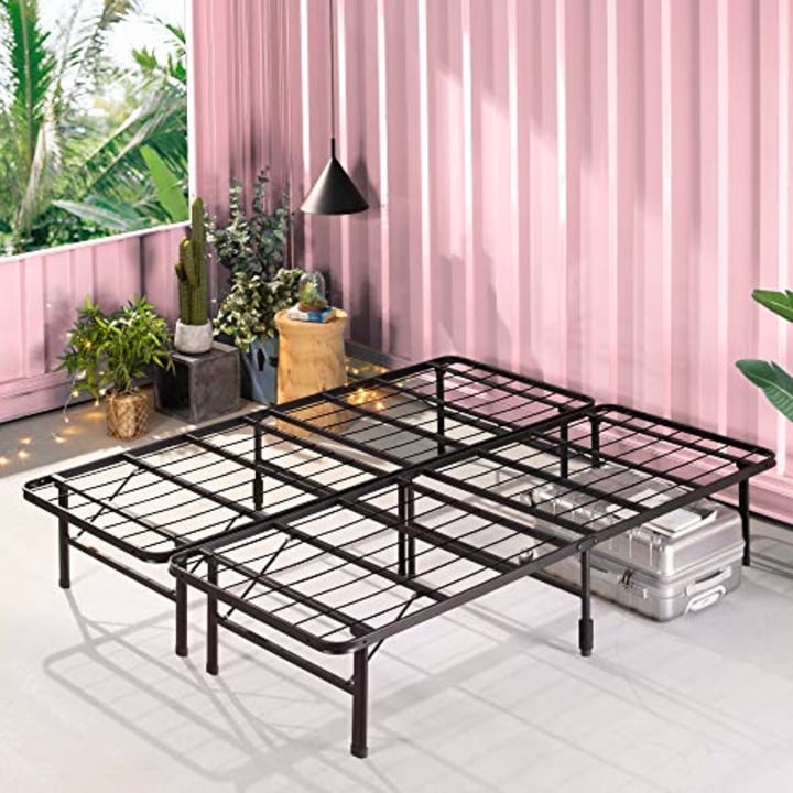 16 Best Bed Frames Starting At 99 This, Queen Wood Bed Frame No Box Spring