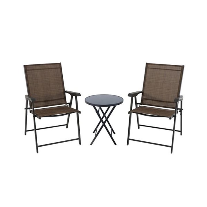 Sonoma Goods For Life Coron Bistro Table &amp; Chair 3-Piece Set, Med Brown - Size: One Size