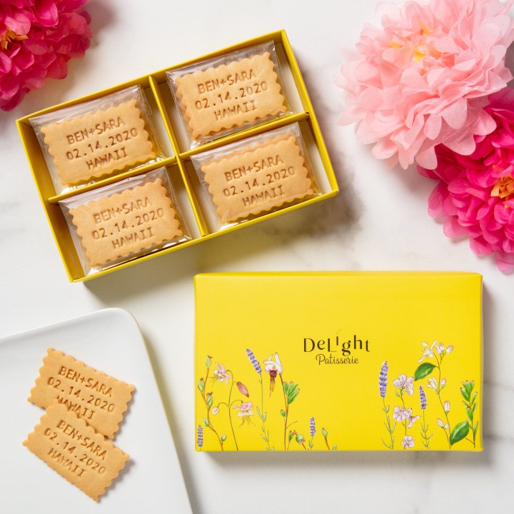 Delight Patisserie Custom Message Shortbread Cookies