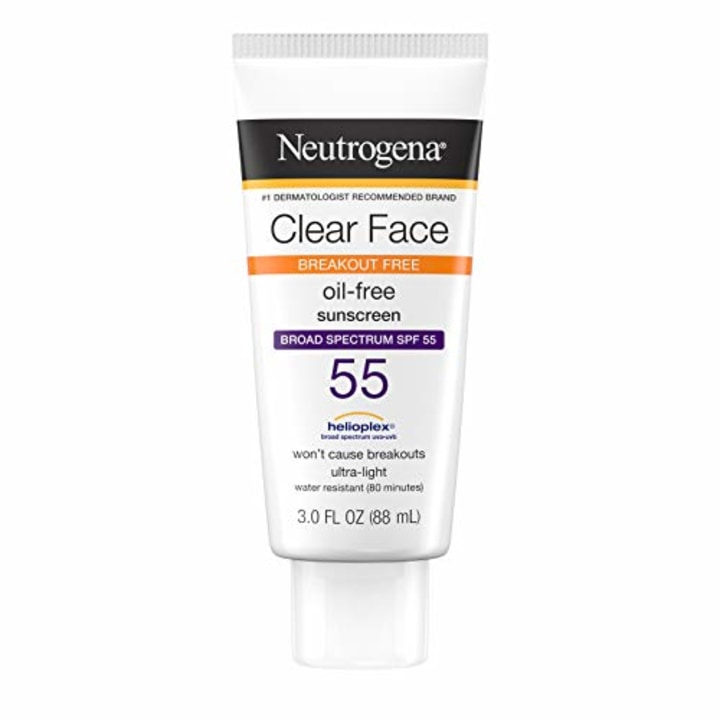 Neutrogena Clear Face Liquid Lotion Sunscreen SPF 55
