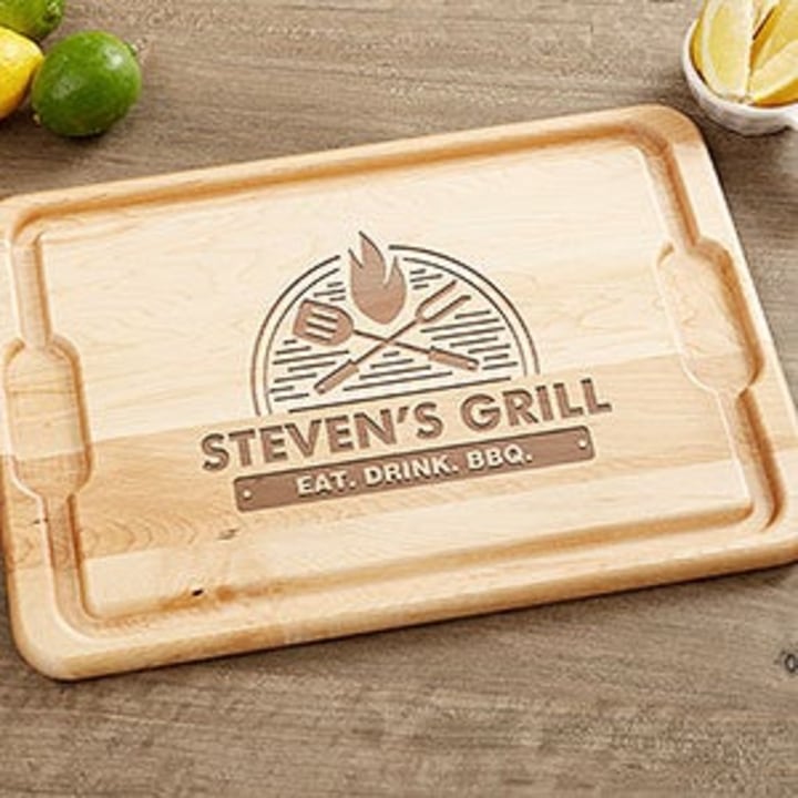 The Grill Personalized Maple Cutting Board- 12x17 - #18597