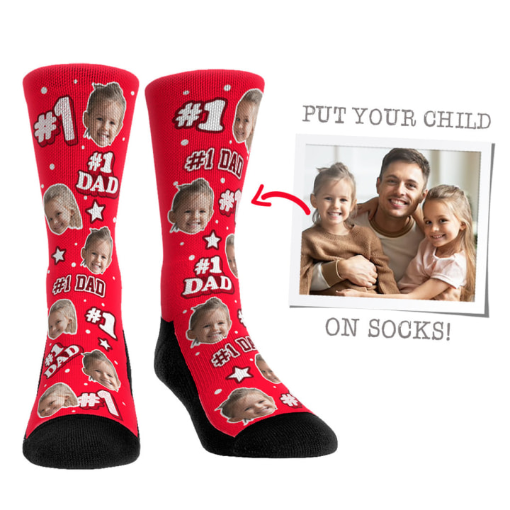 Custom Face Socks - #1 Dad