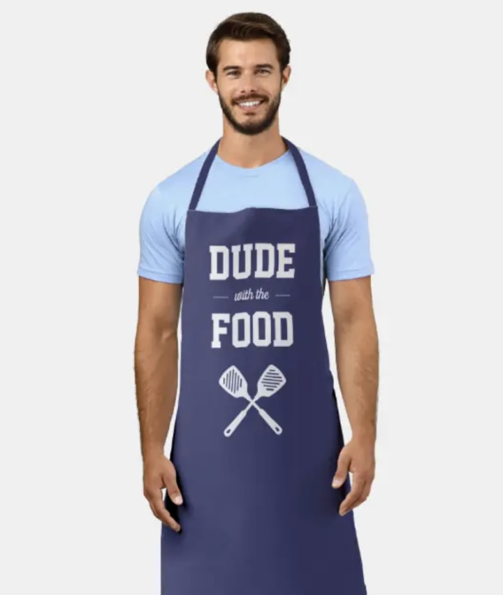 Dude with the Food Grilling Apron