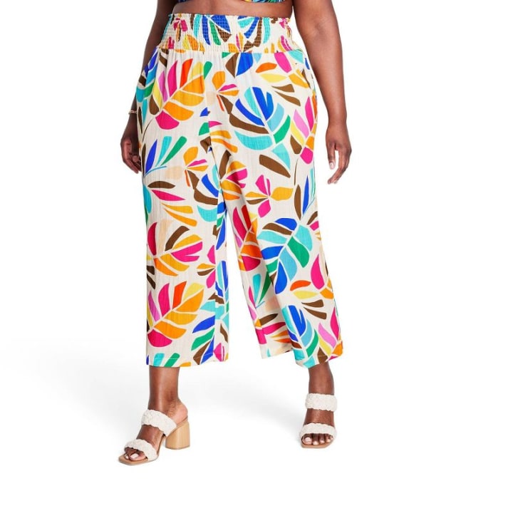 Women&#039;s Botanical Cover Up Pants - Tabitha Brown for Target
