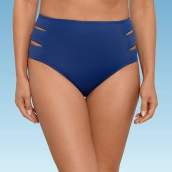 Slimming Control Side Cut Out Bikini Bottom