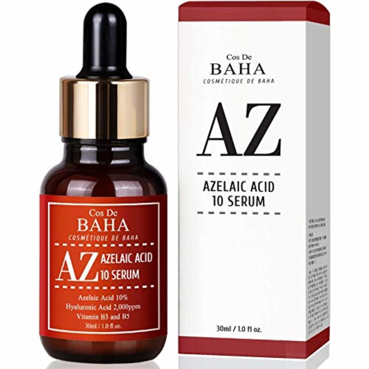 Azelaic Acid 10% Facial Serum with Niacinamide - Fast Rosacea Skin Care Product + Reduce Cystic Acne Scar + Redness Relief Face + Pimple Pigmentation Blackhead, 1 Fl Oz (30ml)