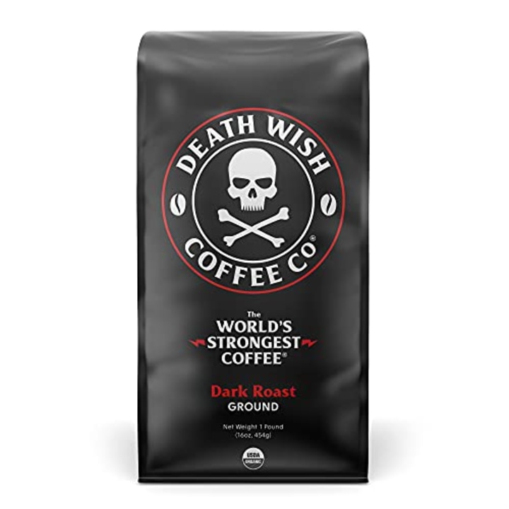 Death Wish Coffee 16-Ounce Ground Coffee Dark Roast