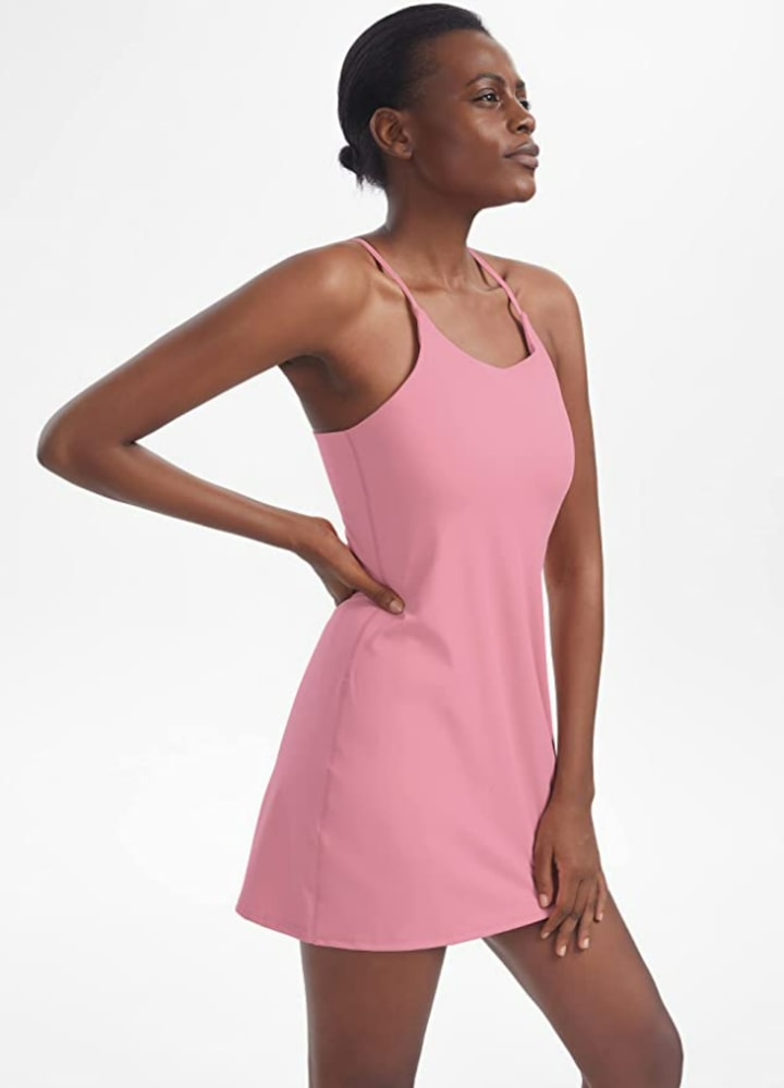 hot pink exercise dress old navy