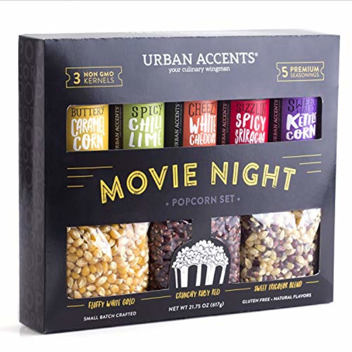 Urban Accents Movie Night Gourmet Popcorn Gift Set