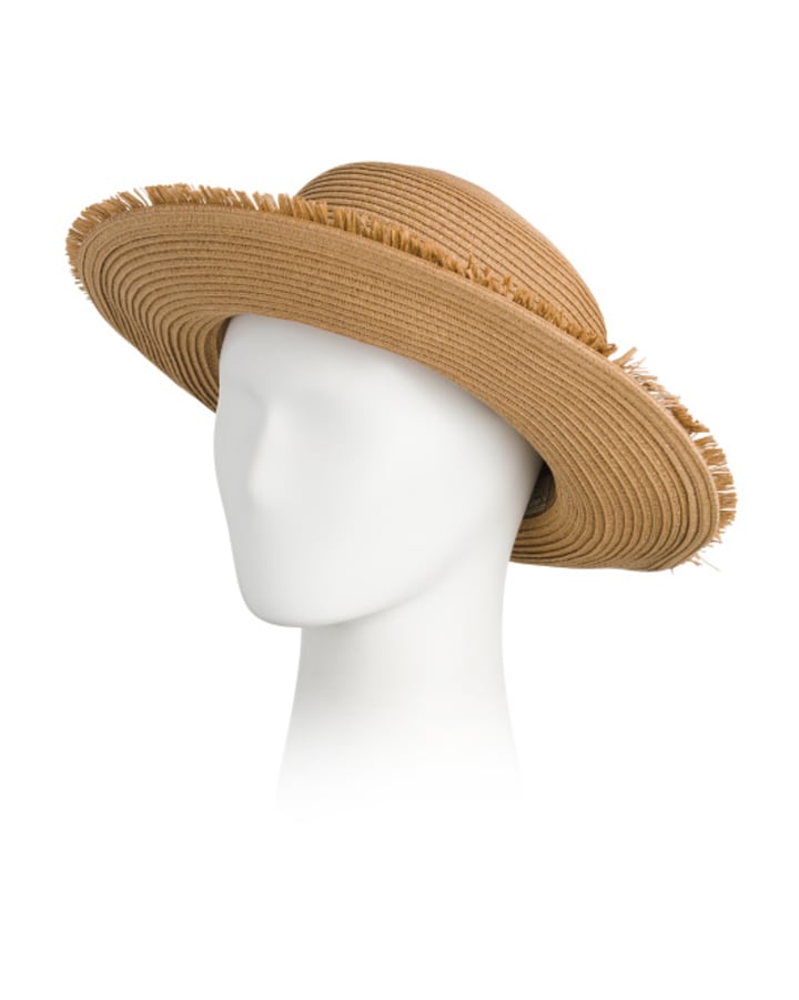 Upf 50 Adjustable Woven Fringe Hat