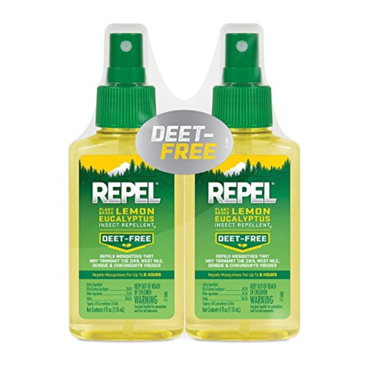 Repel Plant-Based Lemon Eucalyptus Insect Repellent Pump Spray
