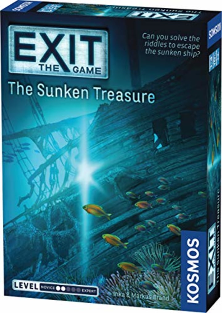 Exit: Sunken Treasure Escape Room Card Game