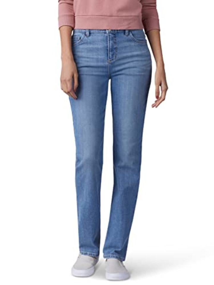 Lee Instantly Slims Relaxed Fit Straight Leg Jeans