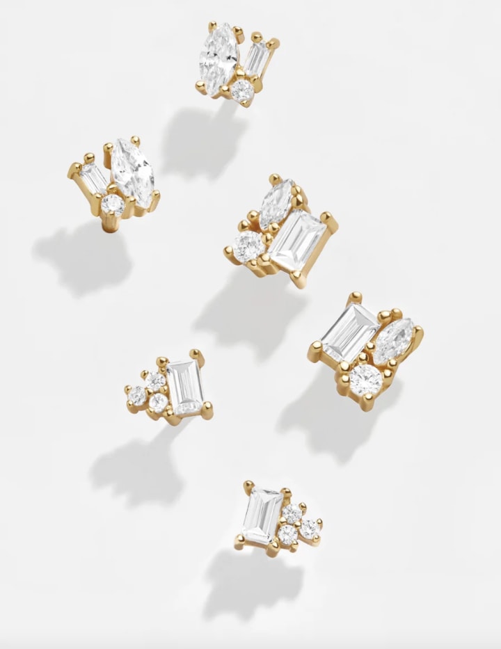 Lola 18K Gold Earring Set