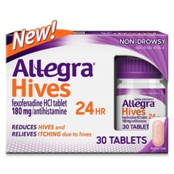 Allegra Hives Non-Drowsy Antihistamine Tablets