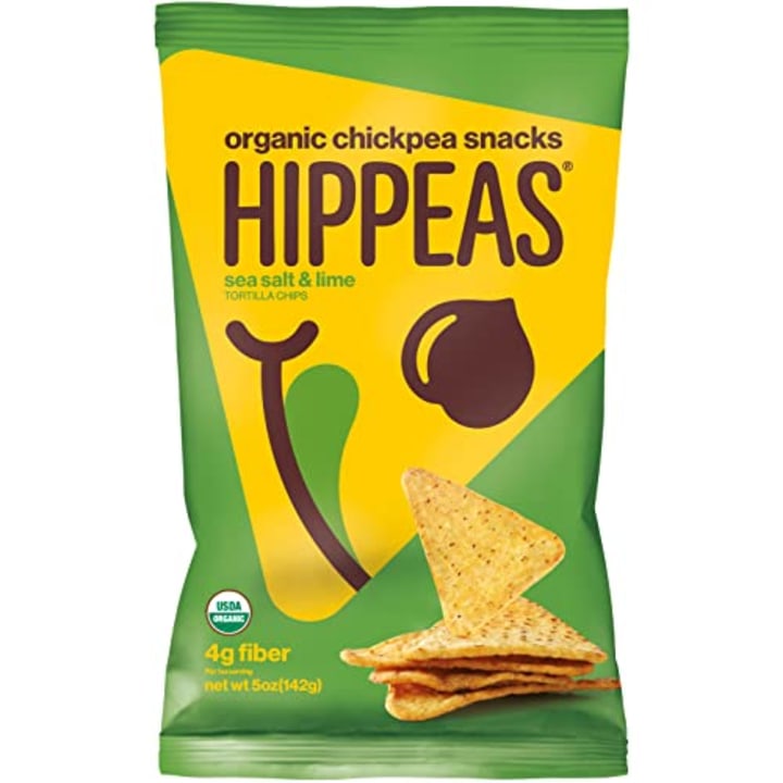 HIPPEAS Organic Sea Salt And Lime Chickpea Tortilla Chips, 5 OZ