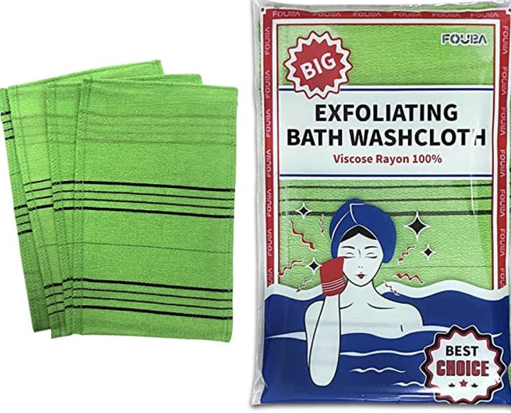 Exfoliating Bath Washcloth (Set of 4)