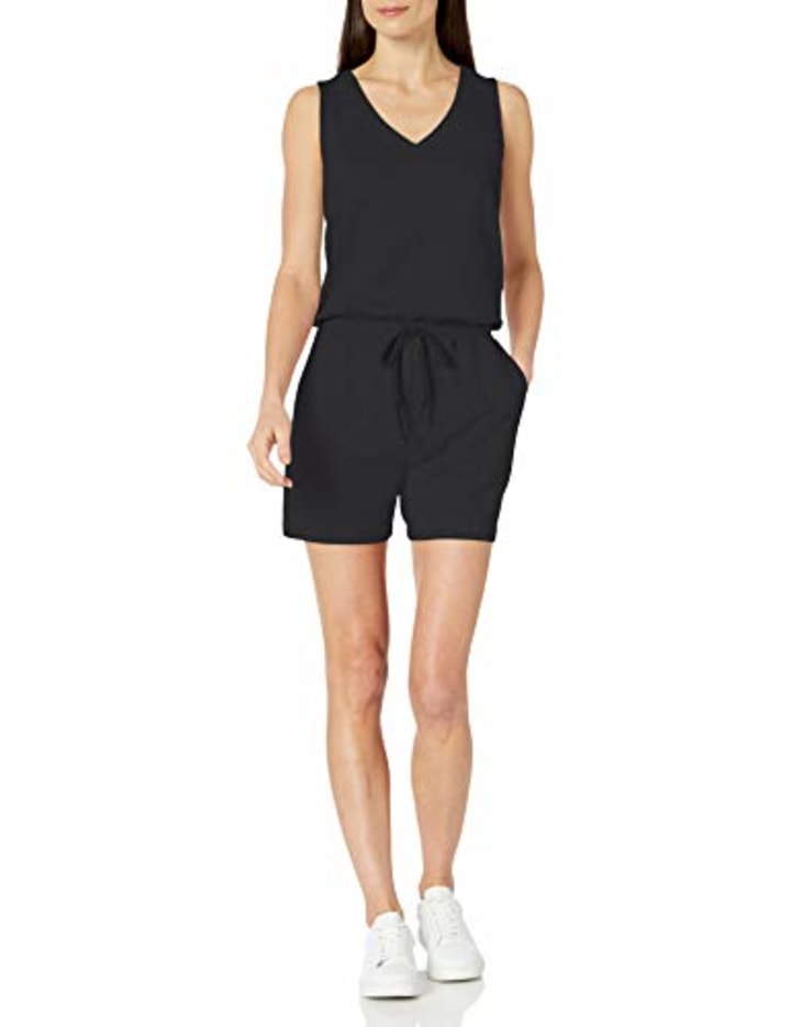 Amazon Women&#039;s Studio Terry Fleece Romper