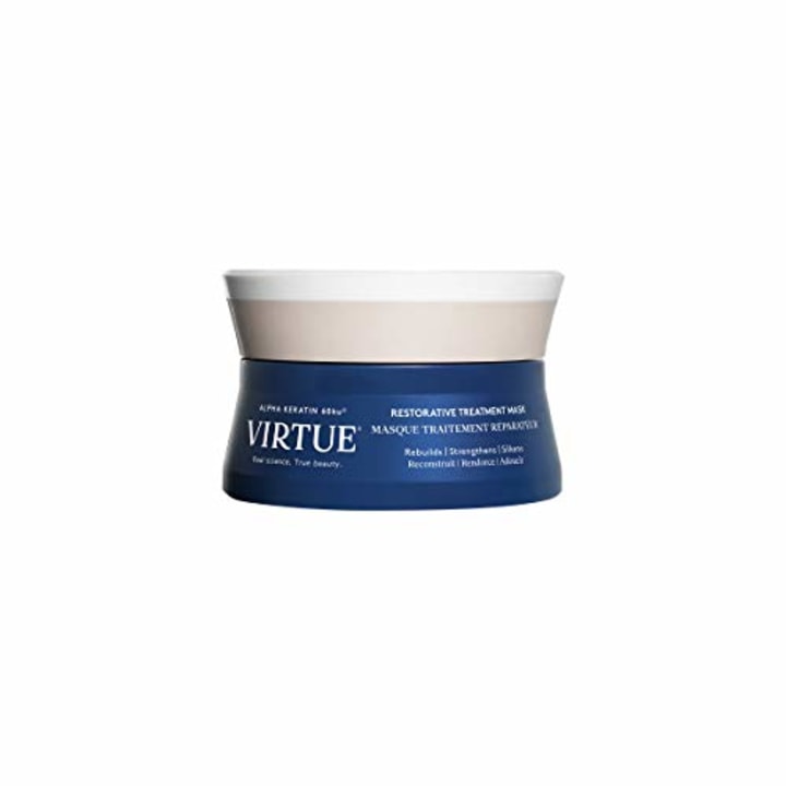 VIRTUE Restorative Treatment Hair Mask 1.7 FL OZ | Repairs Damaged Hair In 3 Minutes | Vegan, Sulfate-Free, Paraben-Free