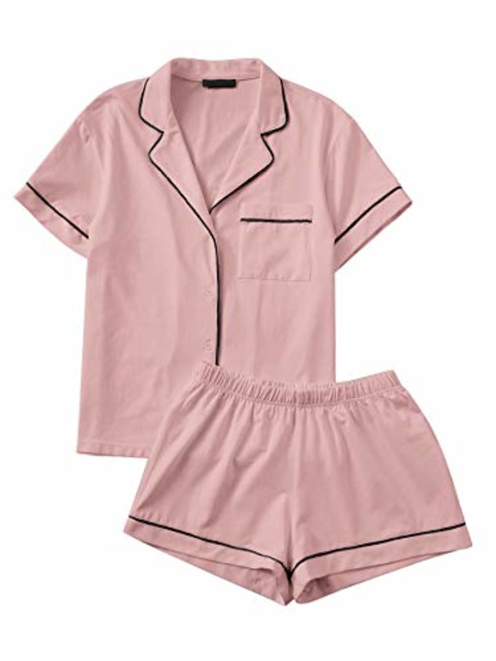 Floerns Women&#039;s Matching Pajama Set