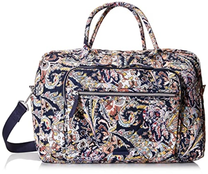 Vera Bradley Cotton Weekender Bag