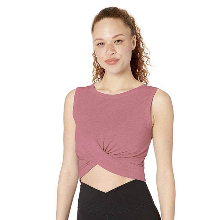 Front Cropped Yoga Tank