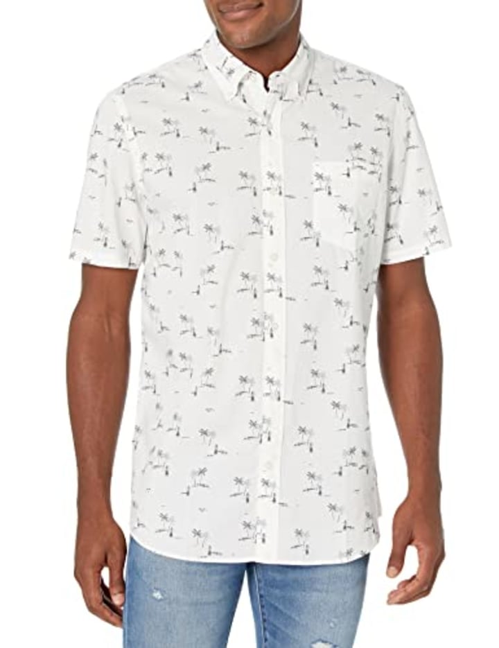 Goodthreads Men&#039;s Short-Sleeve Poplin Shirt