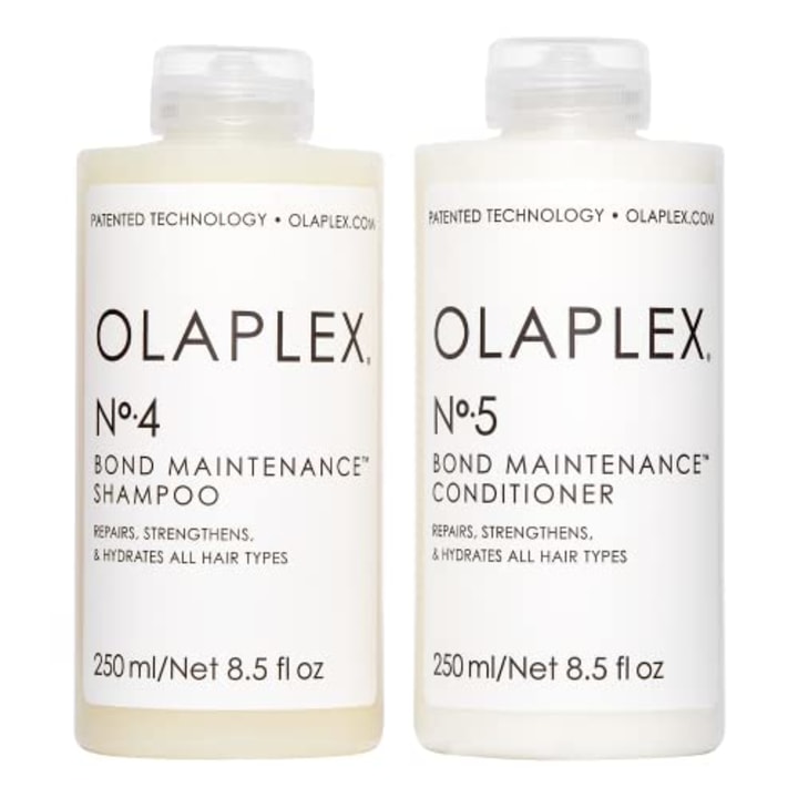 Olaplex No. 5 Bond Maintenance Conditioner, 8.5 Fl Oz with Olaplex No. 4 Bond Maintenance Shampoo, 8.5 Fl Oz