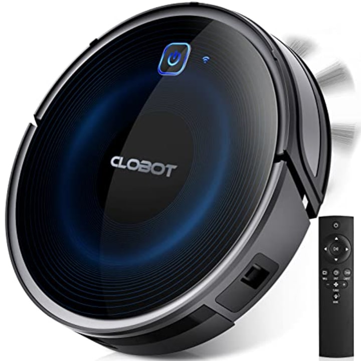 CLOBOT Robotic Vacuum Cleaner X11, Robot Vacuum with Smart Dynamic Navigation 2.0, 2600 Pa Strong Suction, Self-Charging &amp; Direct Charging, 150min Runtime, Ultra Thin, Quiet, WiFi &amp; Remote Control