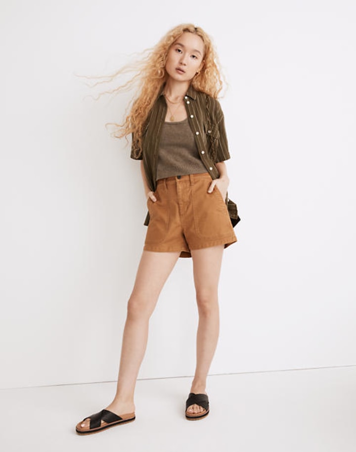 The perfect vintage military shorts