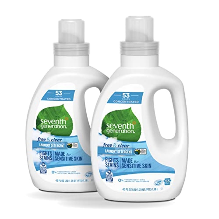 Seventh Generation Concentrated Laundry Detergent, Free &amp; Clear