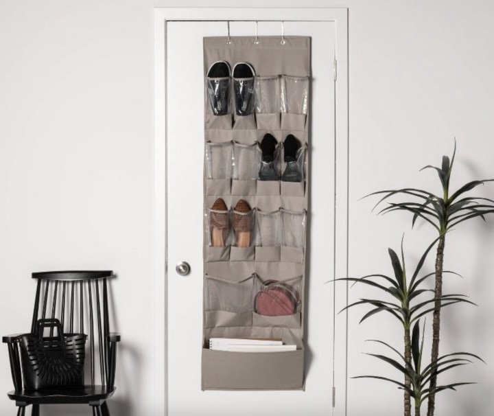 Room Essentials 15-Pocket Over the Door Hanging Shoe Organizer