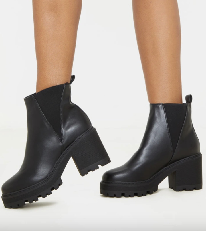 Cleated Chunky Chelsea Boot