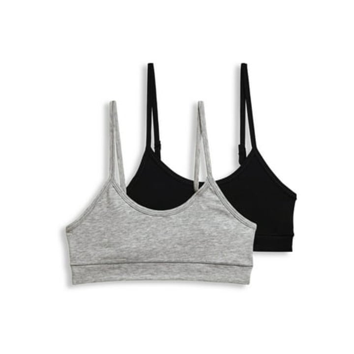 Nicole Miller Girls Training Bra Seamless Cami Sports Bra with Removable Pads 6 Pack 