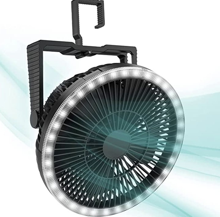 Camping Fan and LED Light