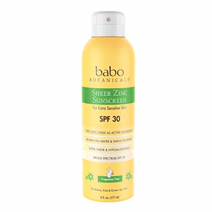 Babo Botanicals Sheer Zinc Continuous Spray Sunscreen